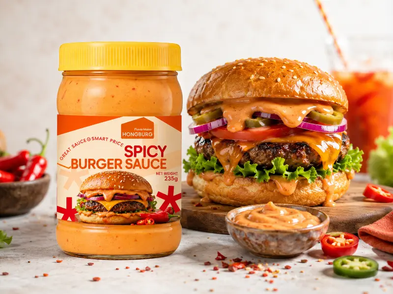 Thick Flavorful Spicy Burger Sauce